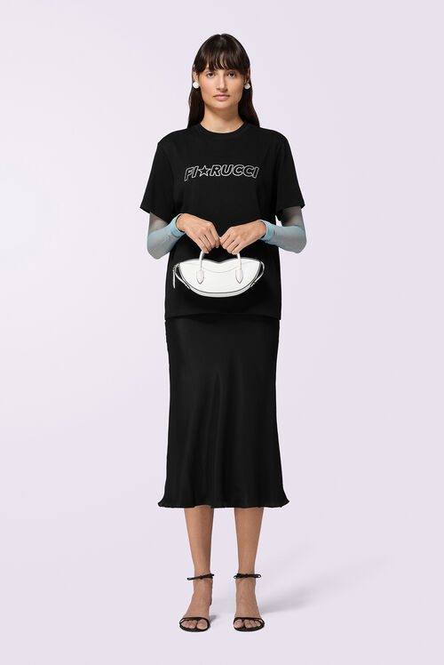 Glitter Star Logo Regular T-Shirt Black